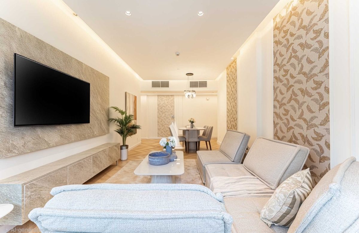 Open-plan living & dining