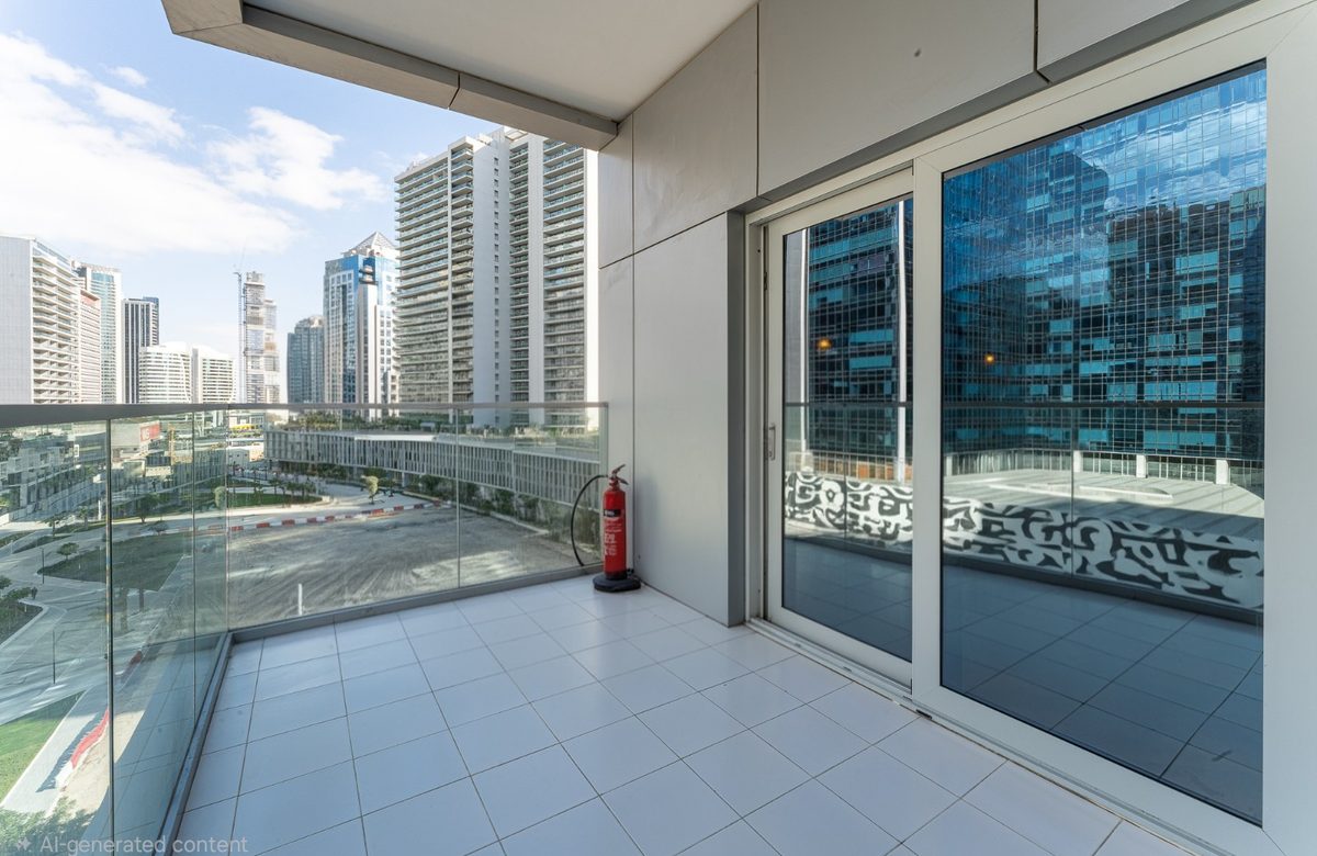 Private balcony over the boulevard